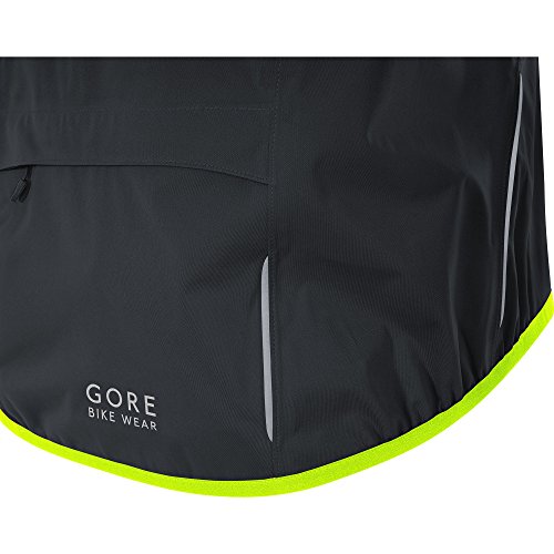 GORE BIKE WEAR Men's Cycling Jacket, GORE-TEX Active, POWER Jacket, Size: L, Black/Neon Yellow, JGTPOW - Thumbnail 5