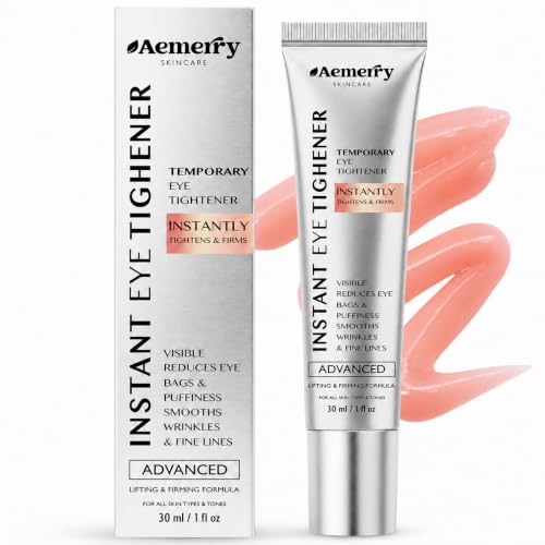 Instant Eye & Face Tightener Cream for Under Eye Bags & Wrinkles | Instant Firming & Lifting Eye Gel, Temporary Eye Tightener, Repaid Puffiness & Fine lines for Women and Men, Lightwight 1 oz