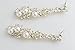Waterfall Earrings-UltraSparkling Long Pearl earrings with Diamonds-Super Beautiful