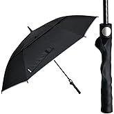 GRIP KING Golf Umbrella 54/62/68 inch + Golf Grip Trainer Double Canopy Vented Windproof Waterproof Automatic Open