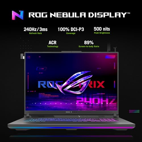 ASUS ROG Strix G18 ROG Nebula Display 2.5K 240Hz 3ms 18