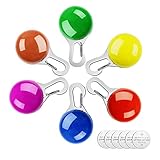 Osense Dog Cat Pet Collar LED Light 6Pcs,Clip-On Pet Dog Lights for Collars,Waterproof Shockproof Safety Night Walking Lights for Dogs Stainless Steel Carabiner Upgraded,Battery Included and 6 Extra