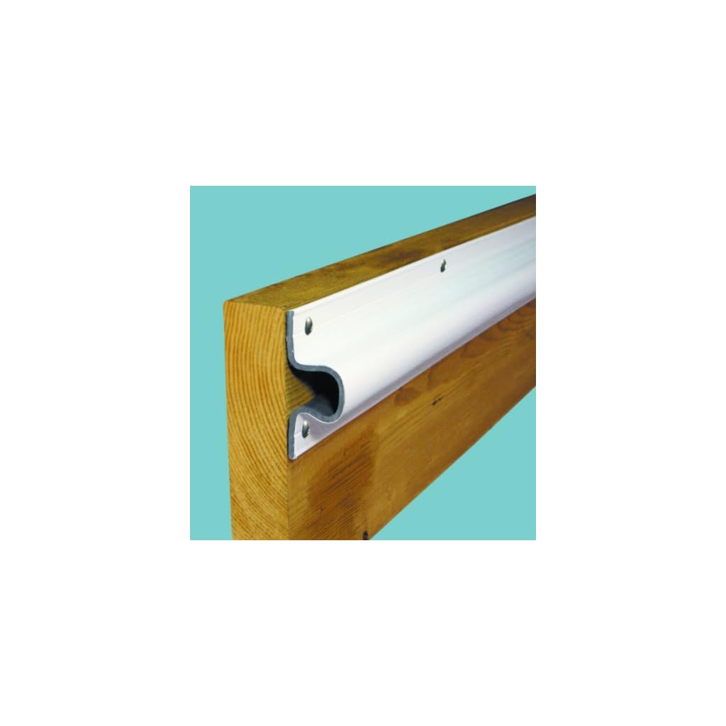 Dock Edge C Guard PVC Dock Profile Guard, 24Feet, White MasterBasser