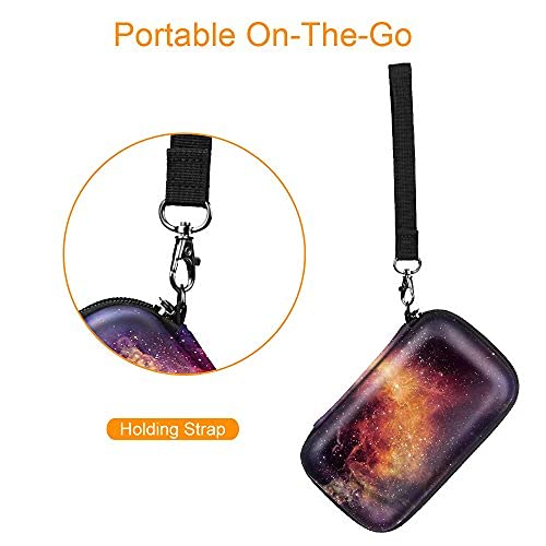 Fintie Carrying Case for Nintendo New 2DS XL LL/New 3DS / 2DS / 3DS XL LL, Protective Hard Shell Portable Travel Cover Pouch with Game Card Slots & Inner Pocket, Galaxy