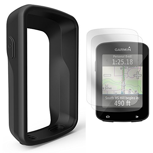 TUSITA Silicone Case + Screen Protector For Garmin Edge 