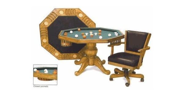 Amazon Com 3 In 1 Game Table Octagon 54 Bumper Pool