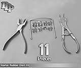 Starter Rubber Dam Kit of 11 Dental Instruments