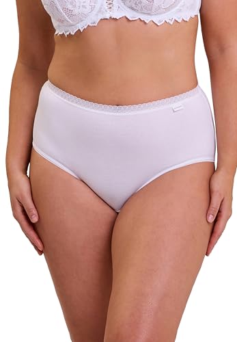 Sans Complexe Classique Coton B Briefs, Bianco+Bianco, 52-54 Women's