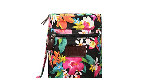 Fremous Yoga Mat Bag and Carriers for Women and Men - Double Storage Pocket - Easy Access Zipper - Adjustable Shoulder Strap and Handle (Peony)