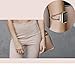 Secbolt Bling Bands Compatible with Apple Watch Band 38mm 40mm 41mm 42mm iWatch Series 10/9/SE/8/7/6/5/4/3/2/1, Women Dressy Metal Jewelry Bracelet Bangle Wristband Stainless Steel, Champagne Gold