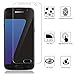 3 Pack LϟK Screen Protector Compatible for Samsung Galaxy S7, Tempered-Glass 9H Hardness, Case Friendly, Installation Tray - Gray