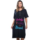 just love short sleeve nightgown sleep dress for women Just Love Short Sleeve Nightgown Sleep Dress for Women Sleepwear 4360-10302-S at Amazon Women's Clothing store