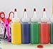 Cornucopia 2oz HDPE Plastic Squeeze Bottles w/Yorker Tips (6-Pack), Empty Refillable Bottles for Arts, Crafts & Kitchen