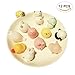 12PCS GUMES Great Fidget Toy, Kawaii Cute Slow Rising Animal Squishies Kid Toy Gift Hand Toy, Colorful Seals Stress Pressure Vent Decompression Educational Toy. (12 Styles)