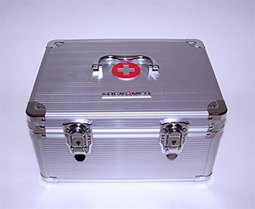 LockMed Large Medication / Pill Lockbox w/ Dual Key Locks by Lockmed