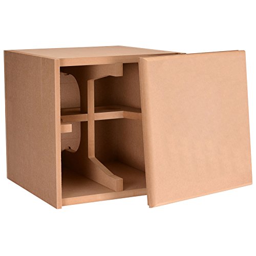 Parts Express Knock-Down MDF 1.0 cu. ft. Subwoofer Cabinet