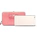 Phone clutch wallet,Charminer Women's Phone Package Bow Long Section Clutch 5.5 Inch Phone Wallets Case Hasp Long Purse Clutches Leather Wallet for Iphone Samsung Pink