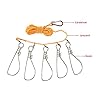Lixada-5-Snaps-Stainless-Steel-Fish-Stringer-Rope-Lanyard-Fish-Lock-Fishing-Accessories-Tackle-Tool