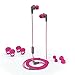 JLAB Audio JBudsPRO Premium in-Ear Earbuds with Mic, Guaranteed Fit, Guaranteed for Life - Pink