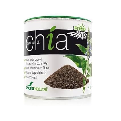 Soria Natural Chia Semillas Ácidos Grasos Esenciales - 250 gr