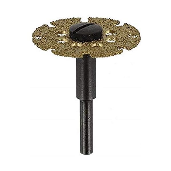 Dremel 542 Trennscheibe mit Hartmetallbeschichtung, Rotary Tool Trennscheibe zum Trennen und Formen von Holz und Laminat, Arbeitsdurchmesser 25,4 mm, maximale Schnitttiefe 9,0 mm