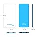 Super Slim Portable Charger 5000mAh, 2 USB Ports 5V2A Fast Charging Power Bank,Ultra Compact Thin External Batteries Rubber Oil Surface Compatible iPhone iPad Samsung Tablet and More
