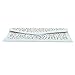 FASHIONROAD Fashion Road Modern Womens Floral Pattern Cross Body Cut Out Slim Chain Statement Bags Cross Body Handbags White