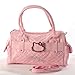 Hello Kitty Quilted Faux Leather Shopping Bag Handbag Tote Purse Baby Pink