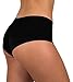 Sexy Basics Womens 12 Pack Grab Bag Cotton Spandex Boyshort Briefs, Colors May Vary (Large, 12 Pack- Black-Red-White)