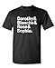 GOLDEN GIRLS NAMES - funny retro 80's tv - Mens Cotton T-Shirt, L, Black