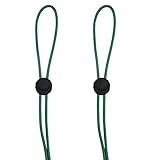 2 X Adjustable Universal Replacement Swim Goggle Head Bungee Strap Multi Color (Green)