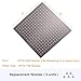 Qomolangma Rain Shower Head, 12 Inch High Pressure Square Shower Head Stainless Steel, Large Rainfall Shower Head Replacement, Powerful Showerhead Flow No Rust, Hard Water Filter, Brushed Nickel