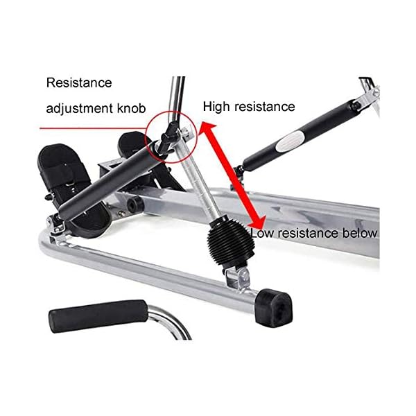 BZLLW Hydraulic Rowing Machine Home Use,Super Silent Indoor Portable Rower,Home Gym Foldable Rowing Machine,with LCD…