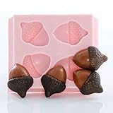 Acorn Nut Flexible Silicone Mold, Fondant, Candy, Chocolate, Food Safe, Polymer Clay, Resin Mold, Epoxy and so much more