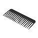 Large Wide Tooth Comb Hair Comb Detangling Hairbrush, Heat-resistant Anti-static Scalp Massage Styling Comb for Long, Wet or Curly Hair (Black)
