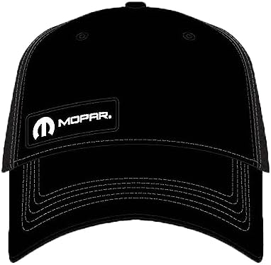 Dodge Challenger Stretch Fit Patch Hat - Embroidered Fitted Cap