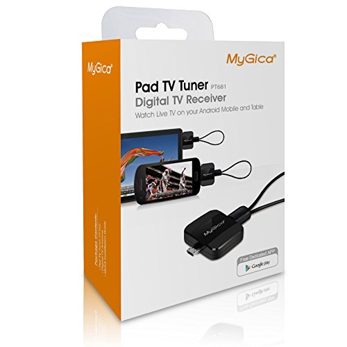 MyGica Digital TV Tuner/Receiver for Smartphones & Tablets Running Android 4.2 or Above - Picks up Local TV Stations for Free! - No Data Plan Required
