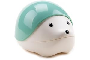 ZORZA 1Pcs Cute Magnetic Hedgehog Paper Clip Holder Cartoon Hedgehog Pin Storage Box Magnetic Animal Pin Holder for Jewelry & Pin Fun Office Desk Organizer (Blue)