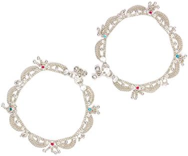 Womens Trendz Silver Plated beautyful TORAN anklet