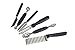 YaeKoo 18PCS Culinary Fruit Vegetable Carving Tool Set Kitchen Food Cake Carving Peeling Tool Kit with Portable Carrying Case