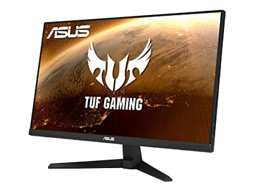 ASUS TUF Gaming VG247Q1A Monitor Gaming 24”, FullHD (1920x1080), 165Hz, Tempo di Risposta 1ms, Adaptive Sync, FreeSync Premium, Extreme Low Motion Blur, Regolabile, Nero