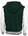 BCPOLO Hoodie Baseball Jacket Varsity Baseball Jacket Cotton Letterman Jacket Green-White-XXL