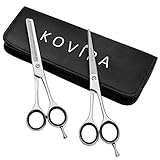 Professional 5.5inch Hairdresser Scissors-Barber Scissors and Cutting Scissors-Thinning Shears-Razor Sharp Japanese Stainless Steel & Fine Adjustment Tension Screw-Best Fathers Day Gifts