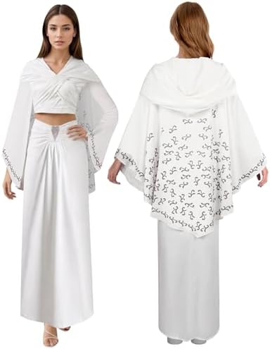 Amazon.com: Wandamaga Padme Costume Women Queen Padme Amidala Cosplay White Hooded Cape Dress Outfit for Halloween (White, X-Small) : Clothing, Shoes & Jewelry Amazon.com: Wandamaga Padme Costume Women Queen Padme Amidala Cosplay White Hooded Cape Dress Outfit for Halloween (White, X-Small) : Clothing, Shoes & Jewelry