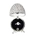 Faberge Style Egg Proposal Wedding Jewelry Ring Holder Box Rhodium Silver Plated made with Swarovski Element Crystal