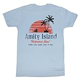 Jaws Amity Island Welcomes You Adult T-Shirt Tee