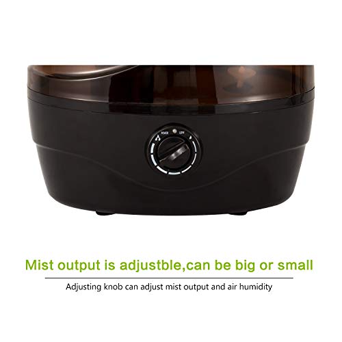 Oiibo Reptile Humidifier, Double Extension Tube, 2 in 1 Joint, Suitable for Reptiles, Amphibians and Terrarium (2.2 Liter Tank)