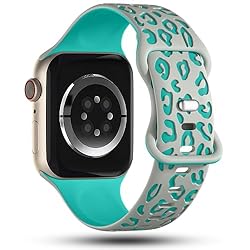 CreateGreat Sport Leopard Engraved Bands Compatible