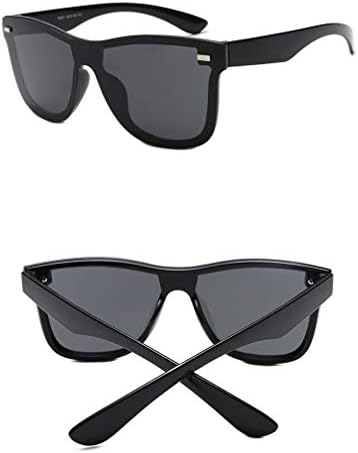 Anqeeso Reflective Mirror Rimless Sunglasses Vintage Retro Style Wayfarer Glasses