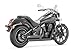 Vance & Hines Twin Slash Staggered Exhaust Black 48397